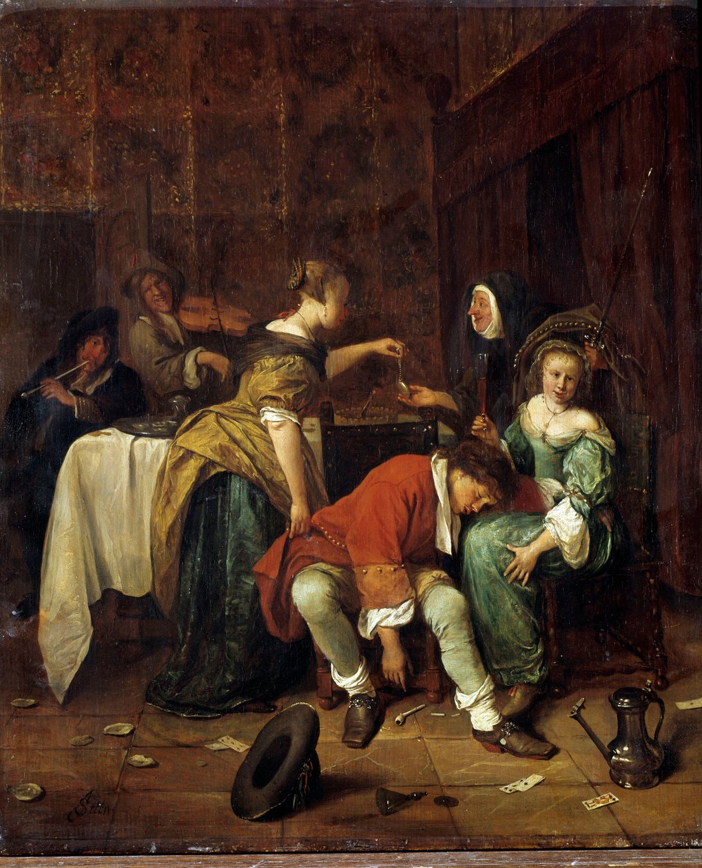 Die schlechte Gesellschaft von Jan Havicksz. Steen