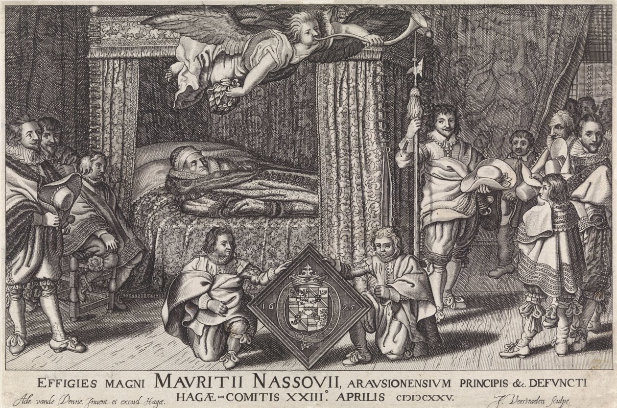 Paradebett von Prinz Maurits, 1625 von Jan Hendriksz. Verstraelen