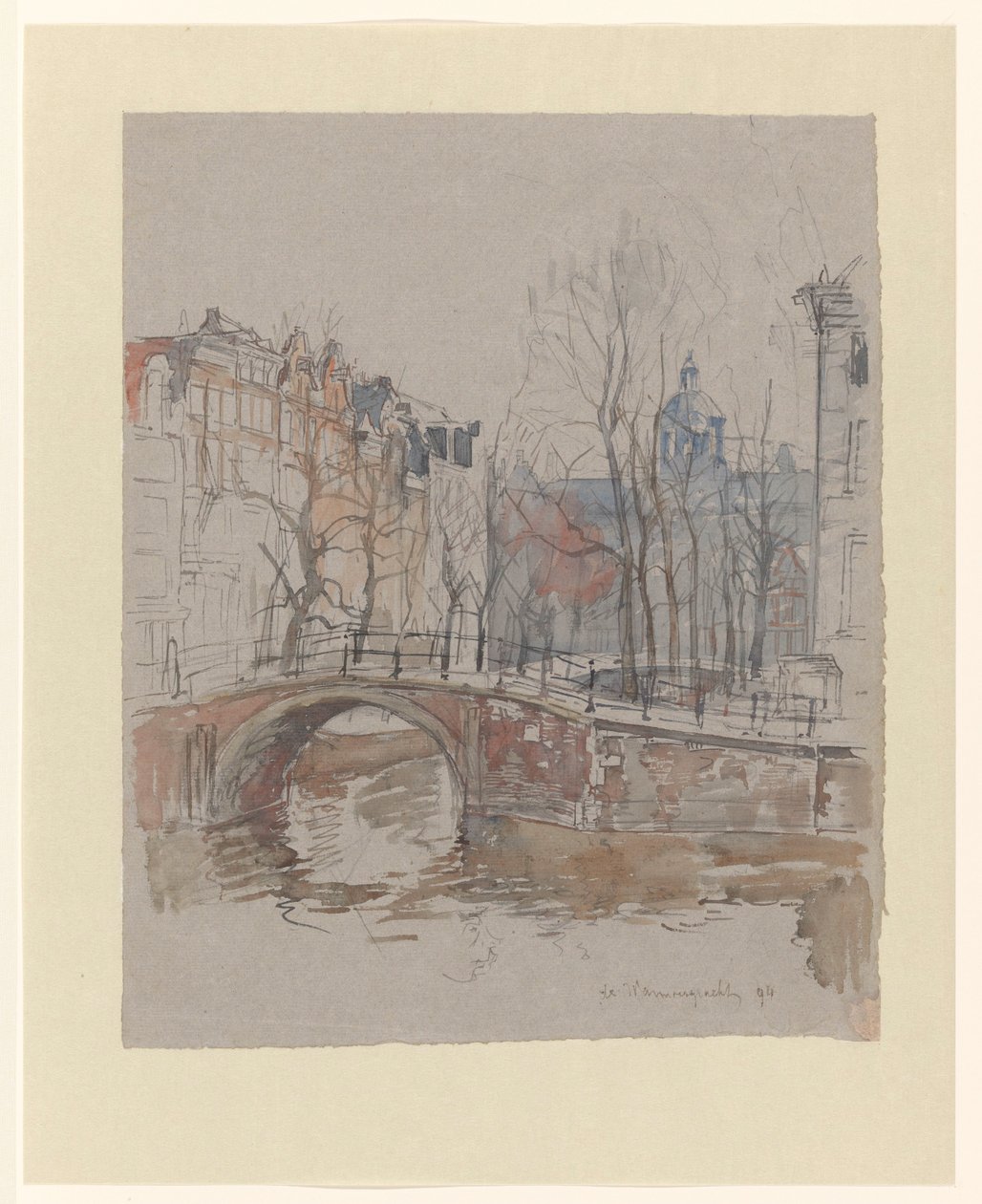 Die Warmoesgracht von Jan Hoynck van Papendrecht