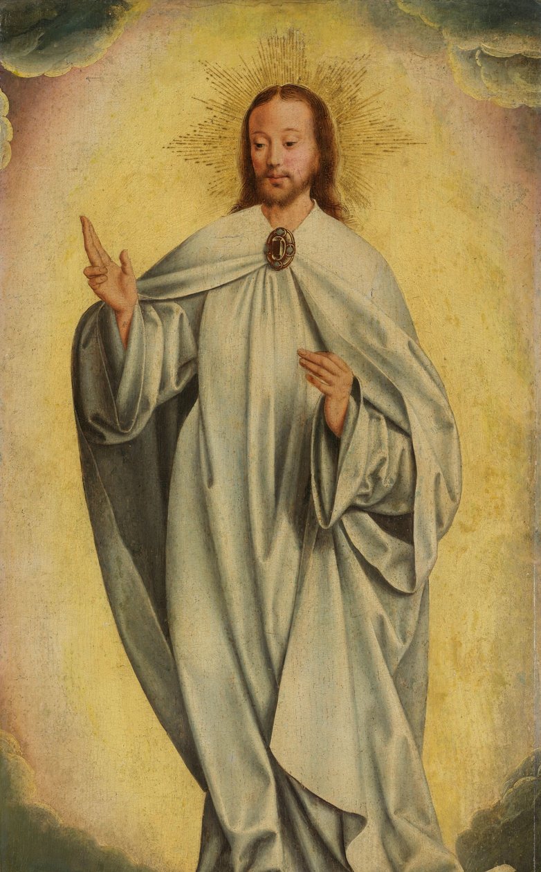 Fragment mit der Verklärung Christi (Auferstehung) von Jan Joest van Kalkar (manner of)