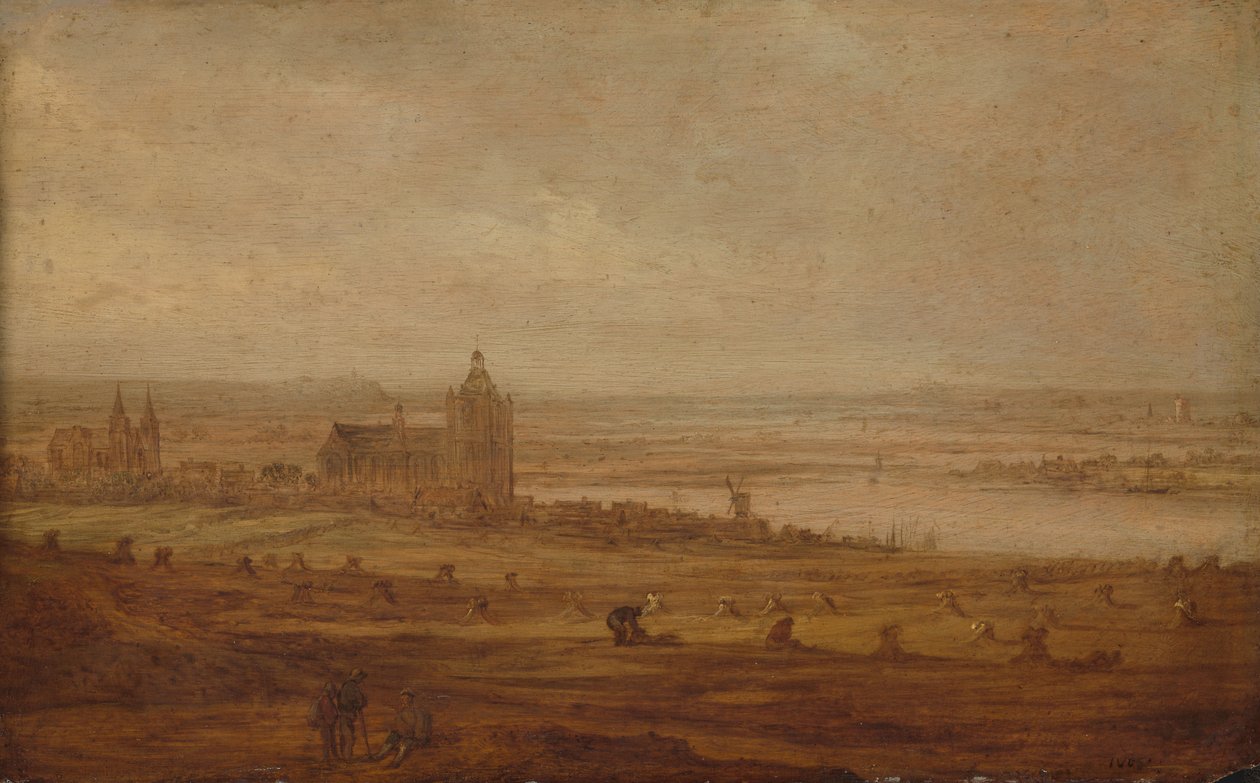 Ansicht von Arnhem von Jan Josephsz van Goyen