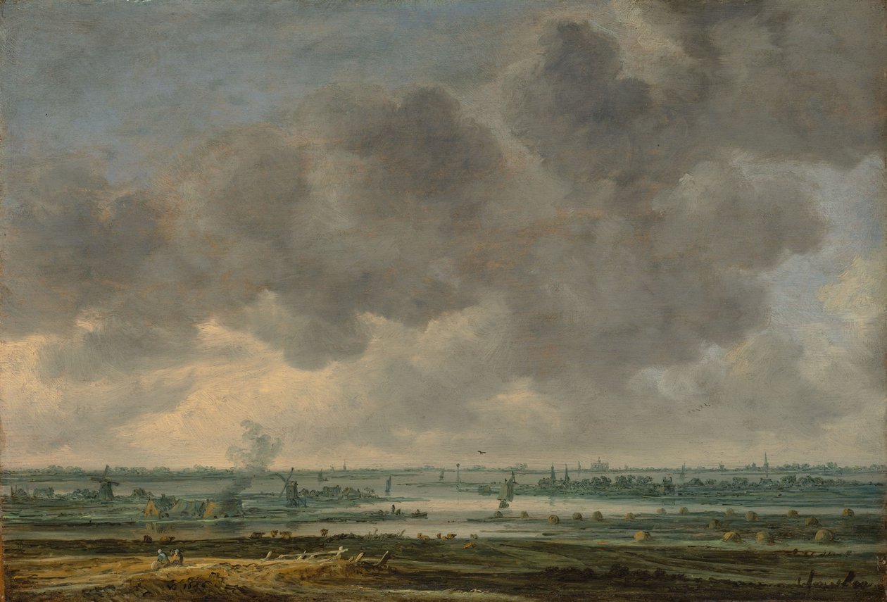Ansicht von Haarlem und dem Haarlemmer Meer von Jan Josephsz van Goyen