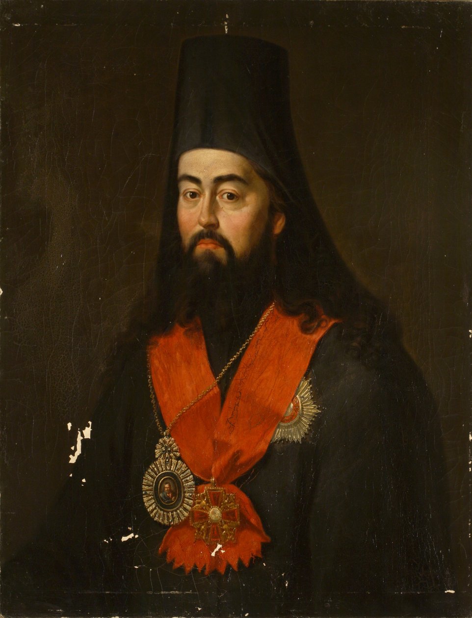 Porträt von Erzbischof Pavel Ponomarev von Rostov und Jaroslawl von Jan Ksawery Kaniewski