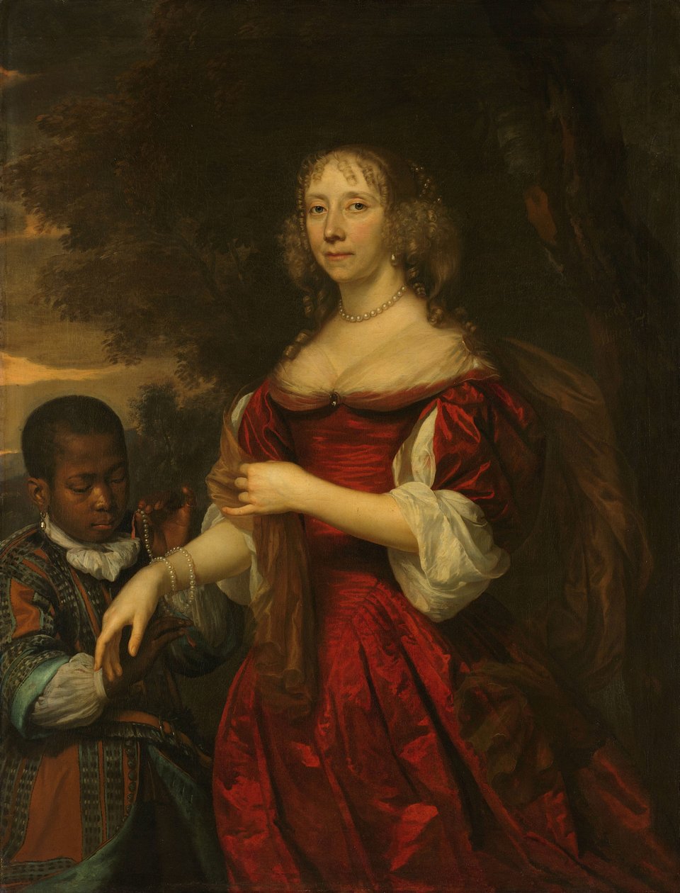Margaretha van Raephorst (gestorben 1690). Ehefrau von Cornelis Tromp von Jan Mijtens