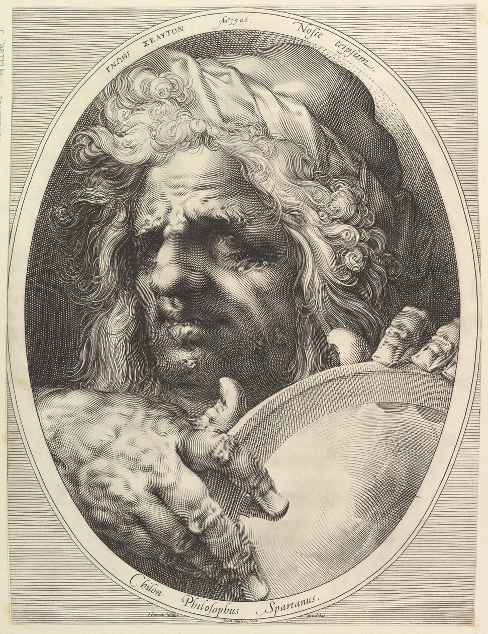 Chilon, Gesetzgeber und Philosoph von Sparta, ca. 1615 von Jan Muller