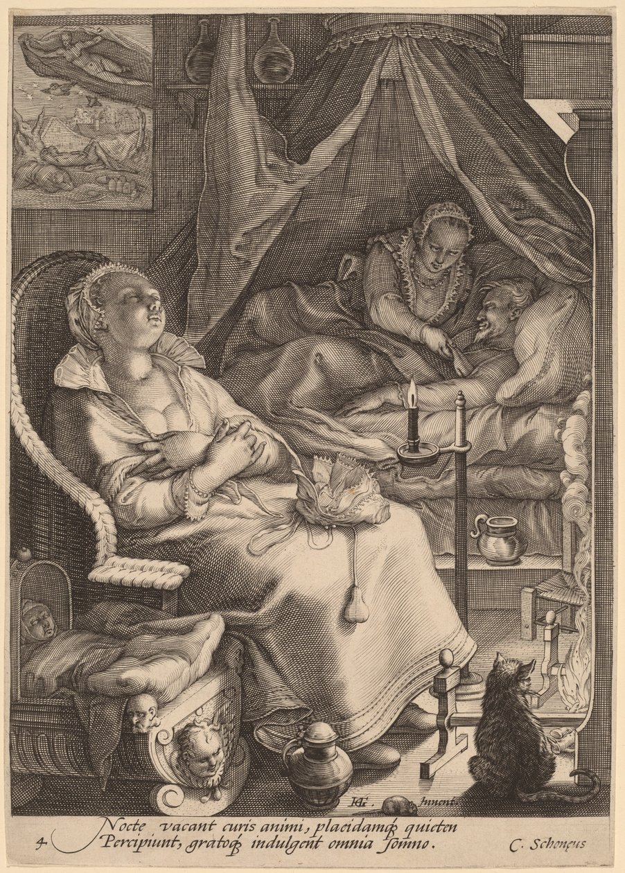 Nacht von Jan Pietersz Saenredam, after Hendrik Goltzius