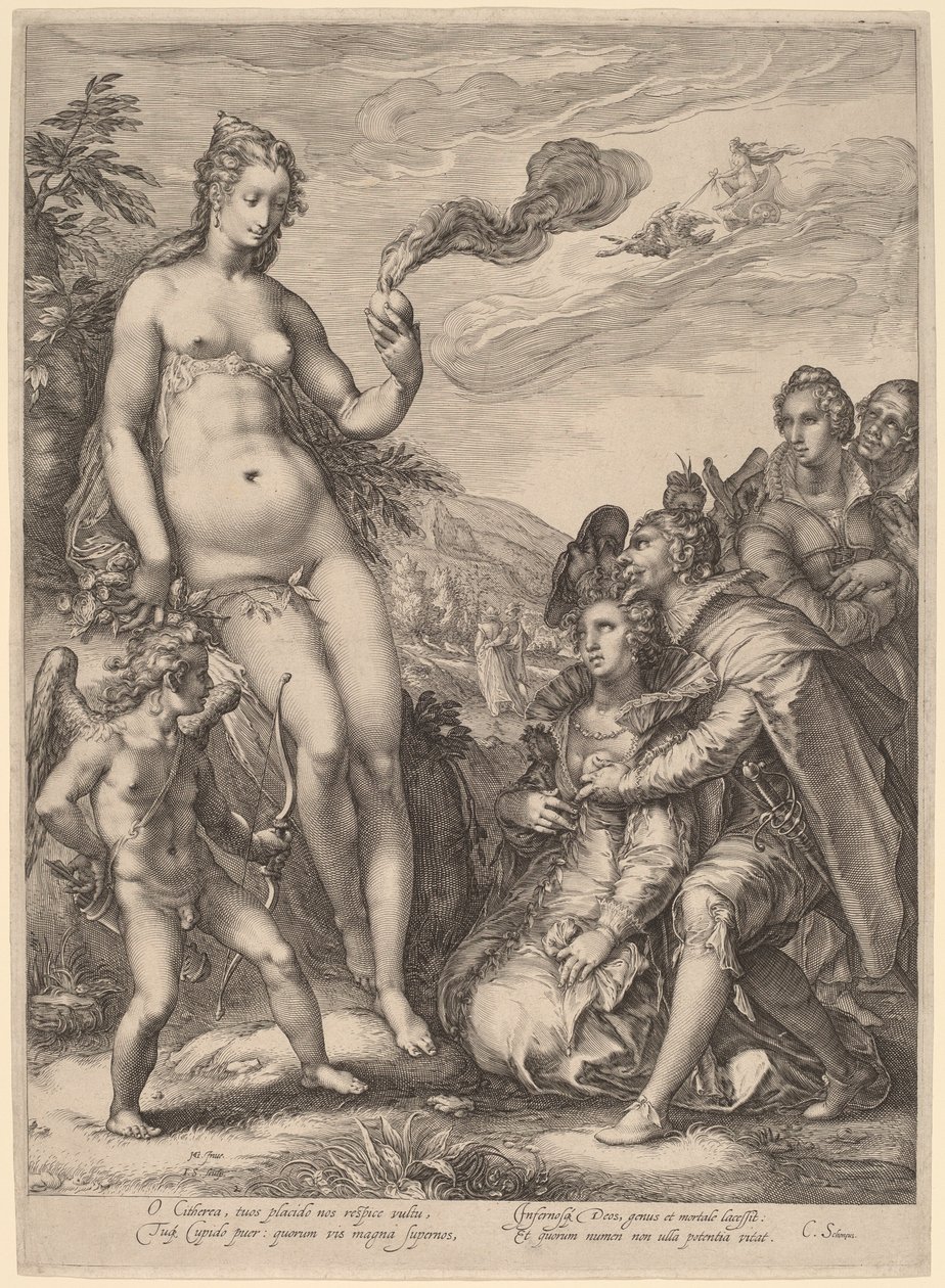Der Kult der Venus von Jan Pietersz Saenredam, after Hendrik Goltzius