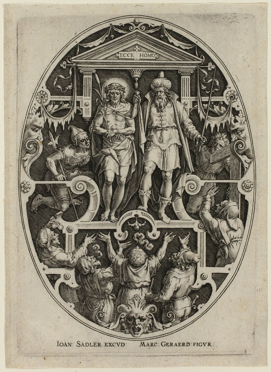 Ecce Homo, aus Passion Christi von Jan Sadeler I