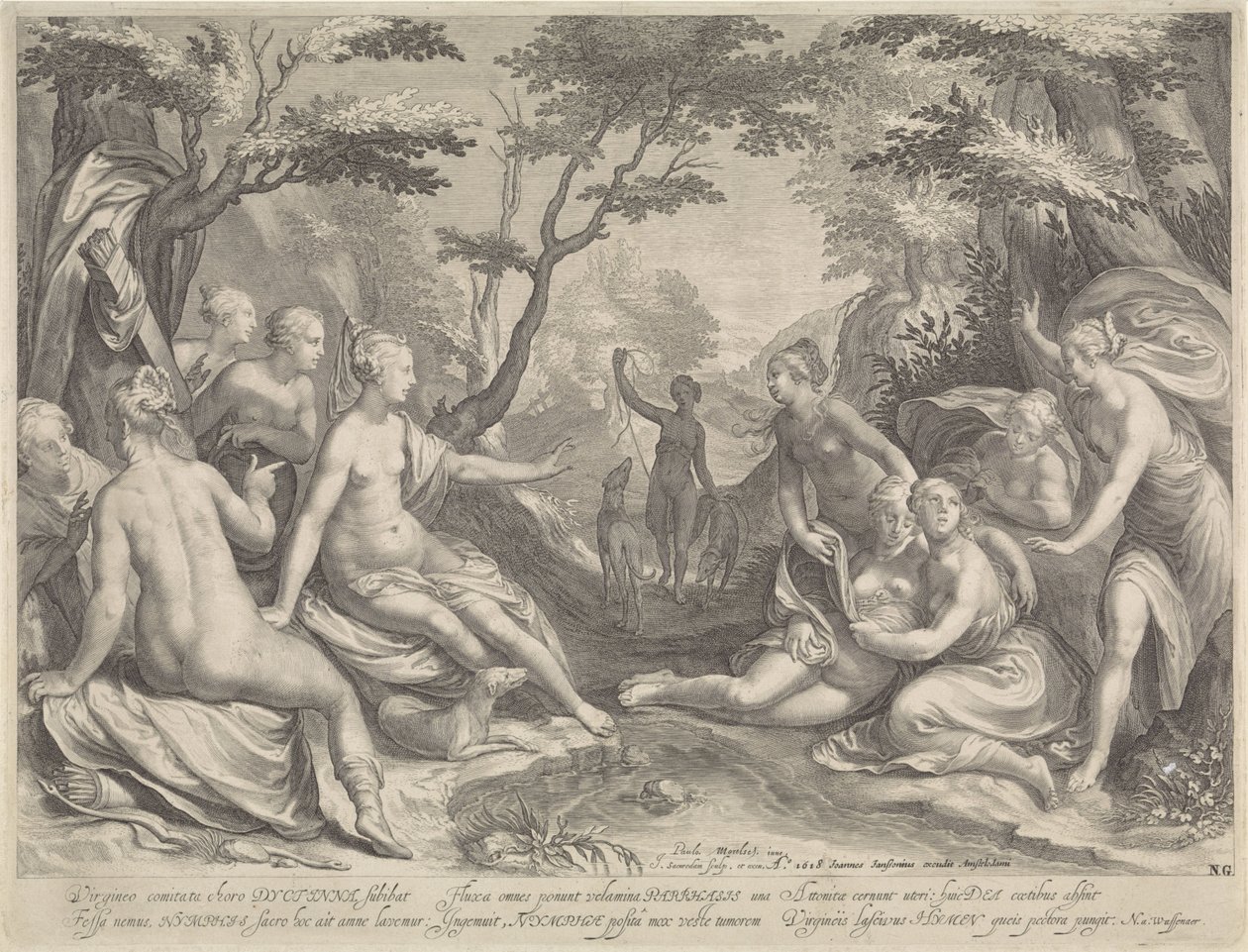 Diana entdeckt die Schwangerschaft von Callisto von Jan Saenredam