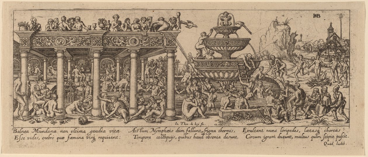 Jungbrunnen von Jan Theodor de Bry after Barthel Beham