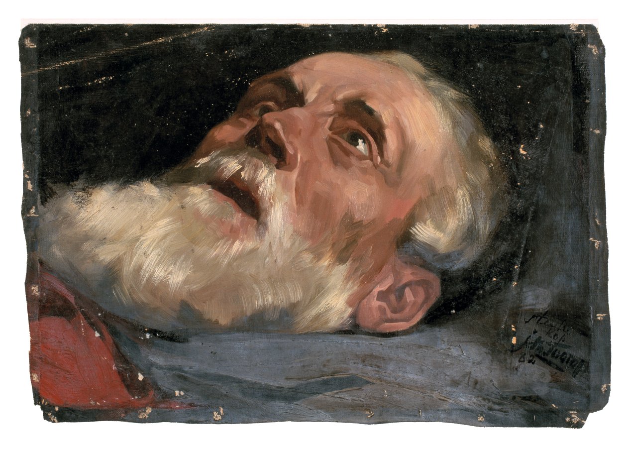 Kopf eines alten Mannes (Studie) 1882 von Jan Toorop