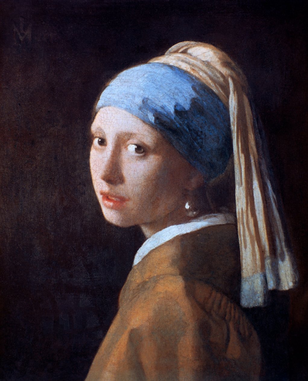 Mädchen mit dem Perlenohrring, um 1665 von Jan Vermeer van Delft