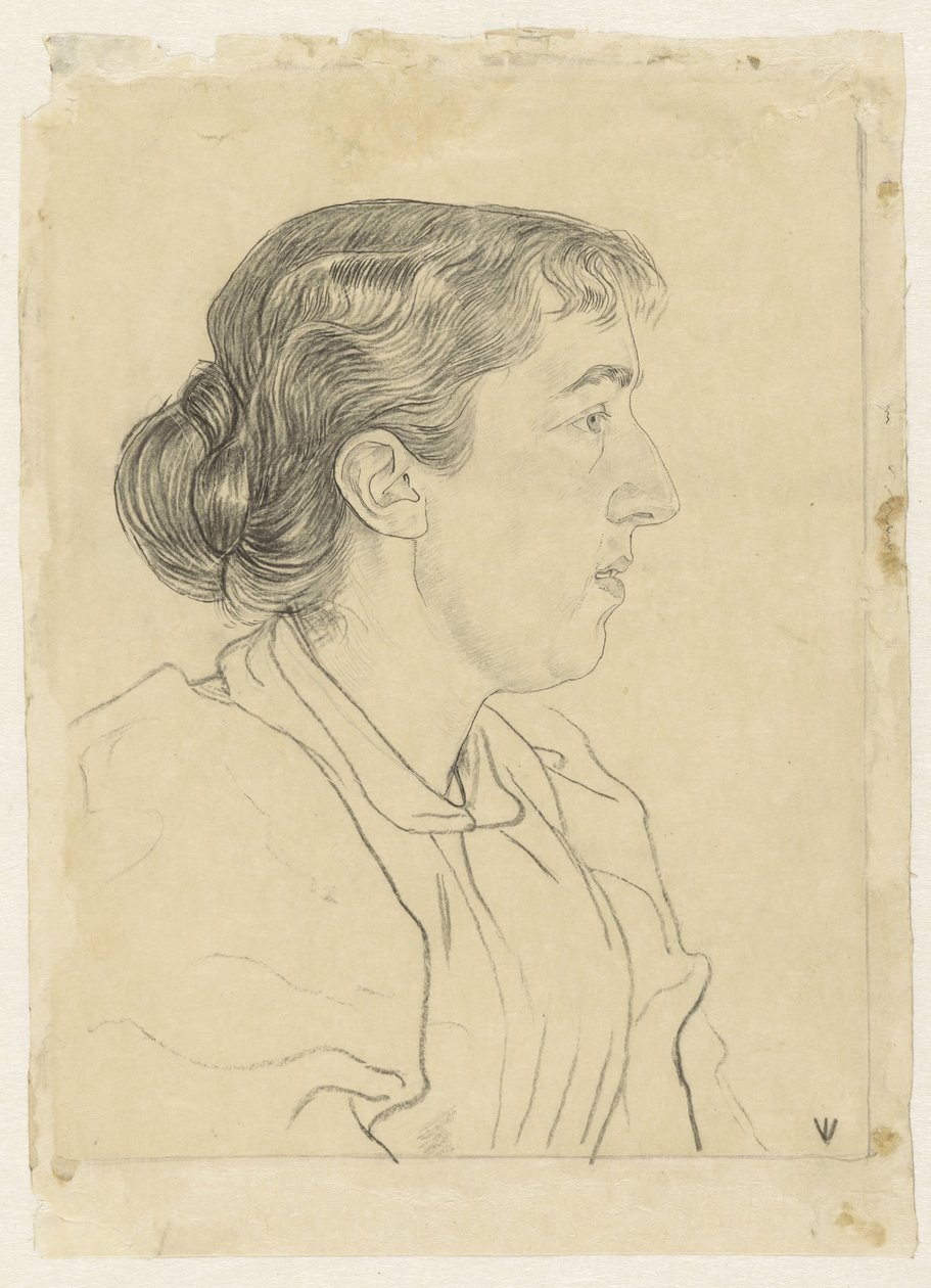 Porträt von Helène Lapidoth-Swarth von Jan Veth