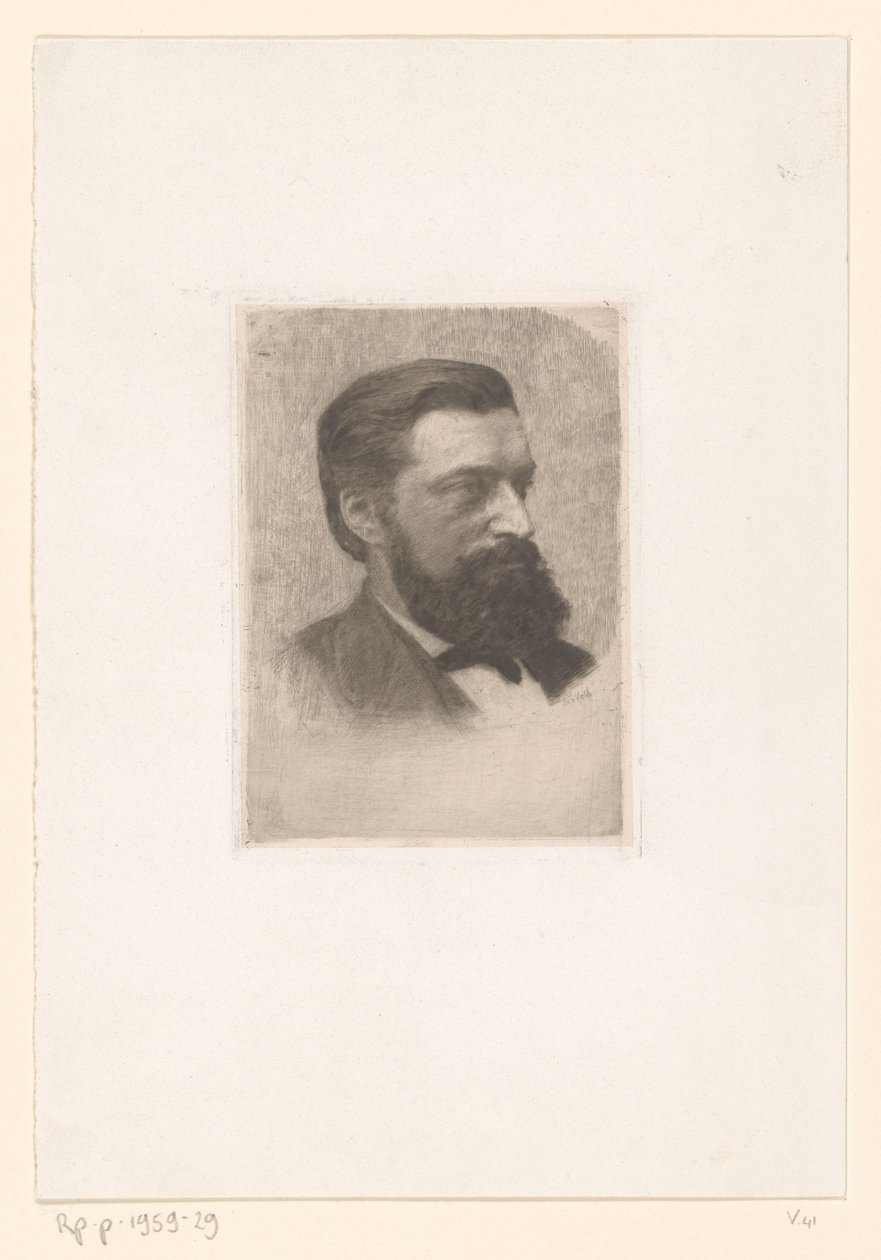 Porträt von Thomas Theodorus Hendrikus Jorissen von Jan Veth
