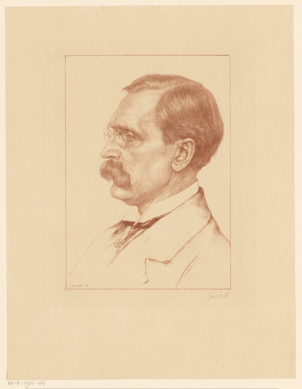 Porträt von Wilhelm von Bode von Jan Veth