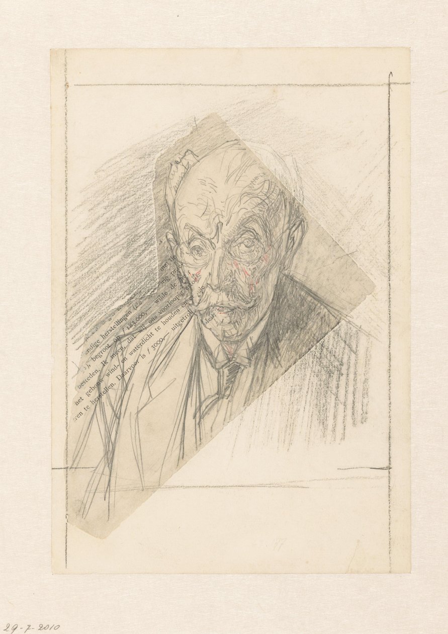 Porträt eines älteren Mannes von Jan Veth