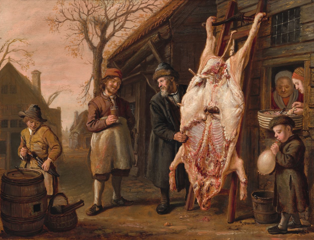 Das geschlachtete Schwein von Jan Victors