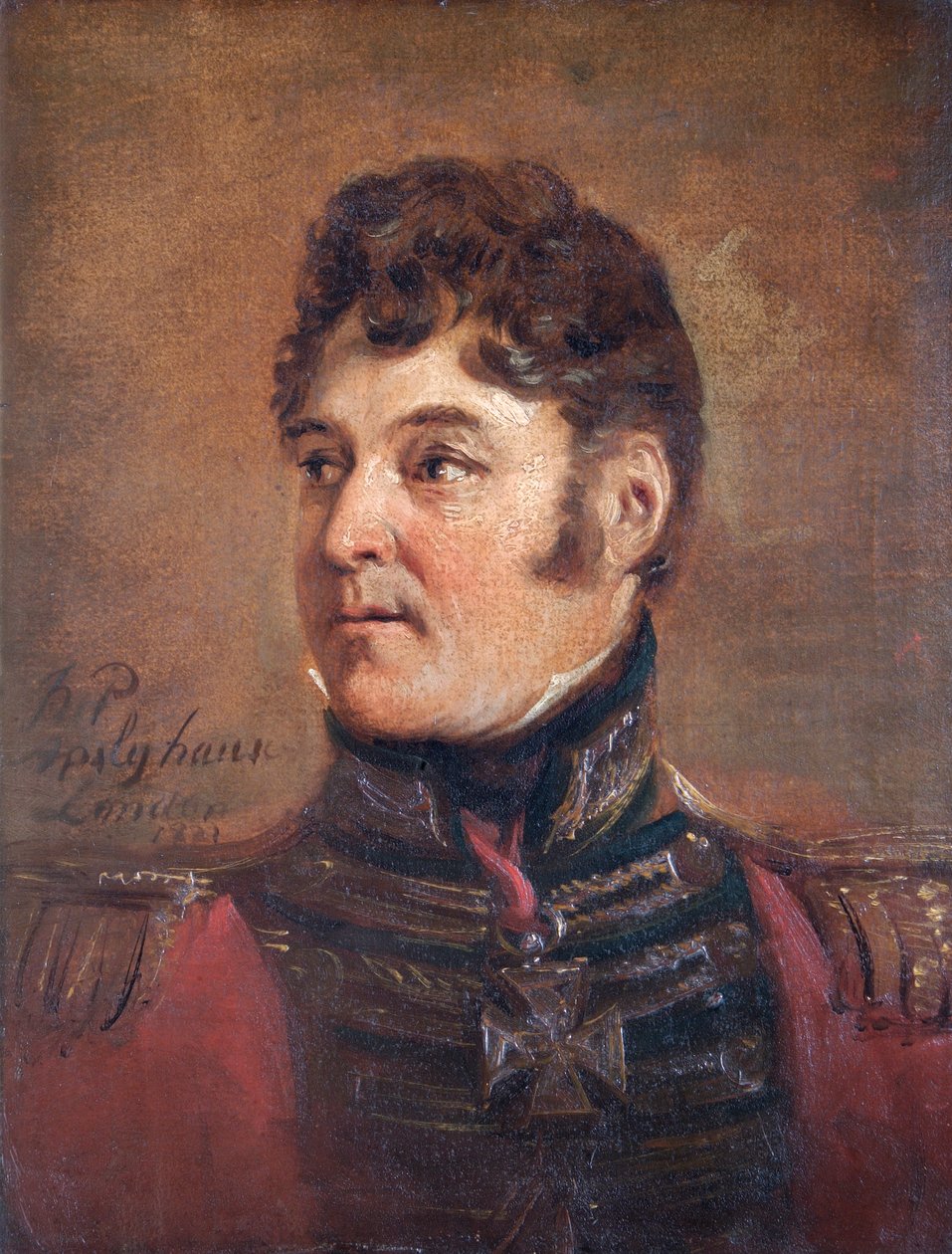 Porträt von General Sir Colin Halkett, britischer Soldat, 1821 von Jan Willem Pieneman