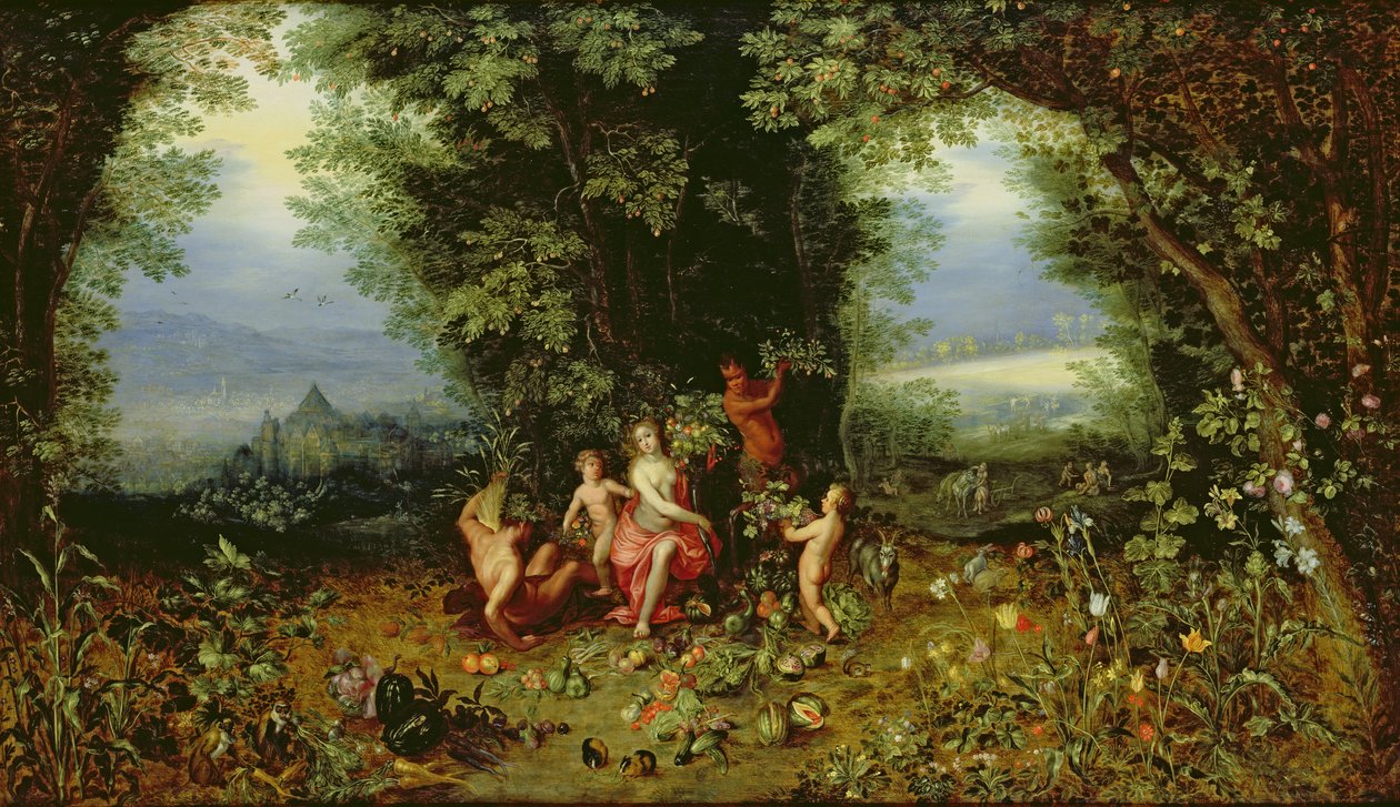 Allegorie der Erde von Jan and Balen, Hendrik van Brueghel