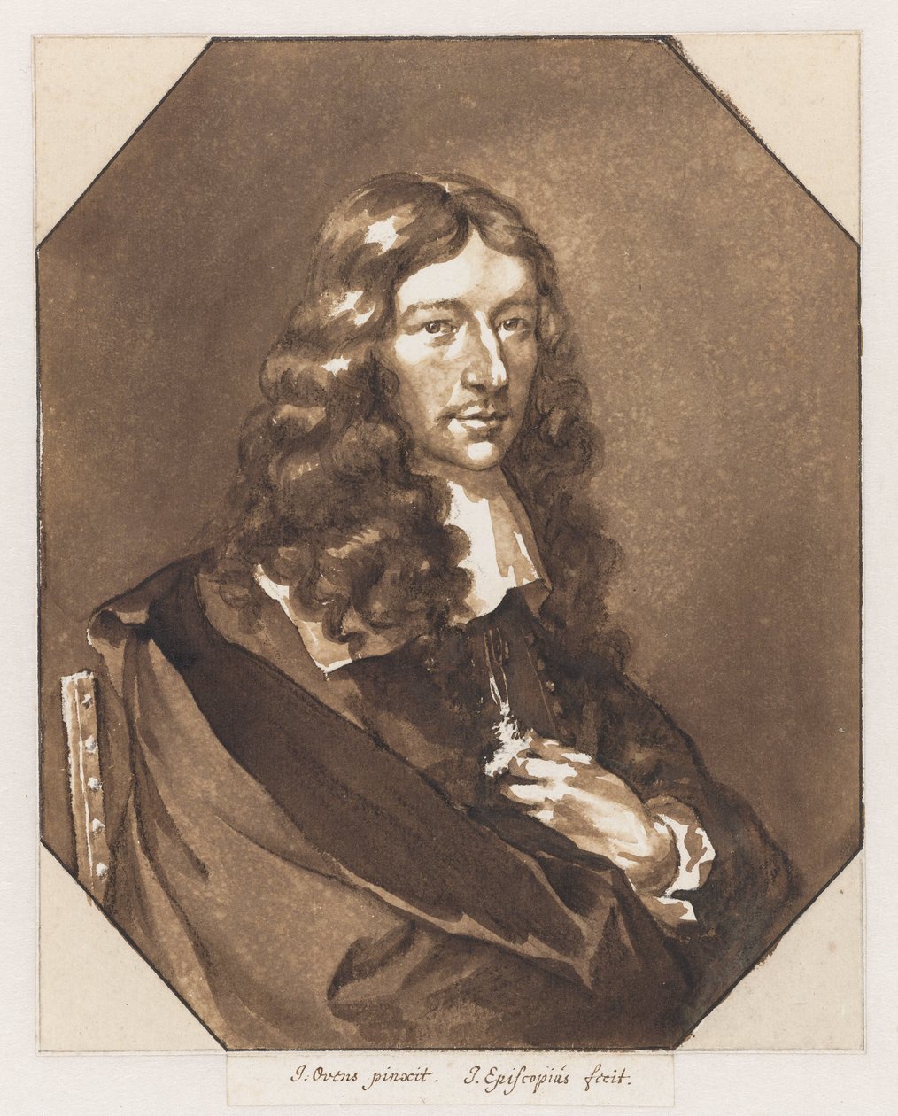 Porträt von Jan de Bisschop von Jan de Bisschop
