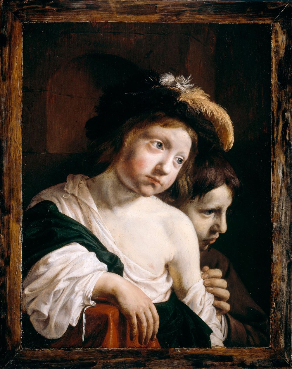 Eine Gruppe von zwei Jungen von Jan de Bray