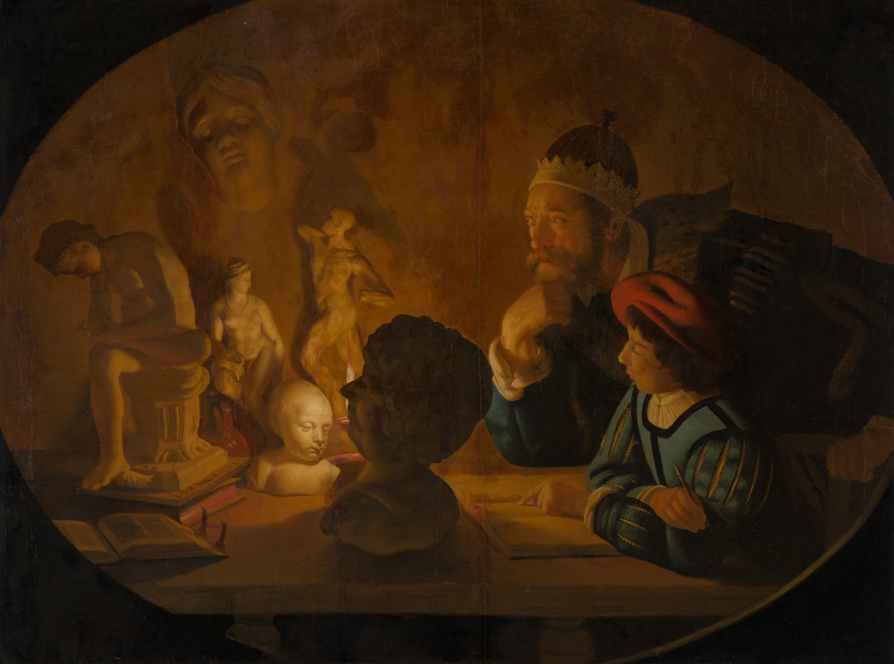 Die Zeichenstunde, 1634 von Jan ter Borch or Terborch