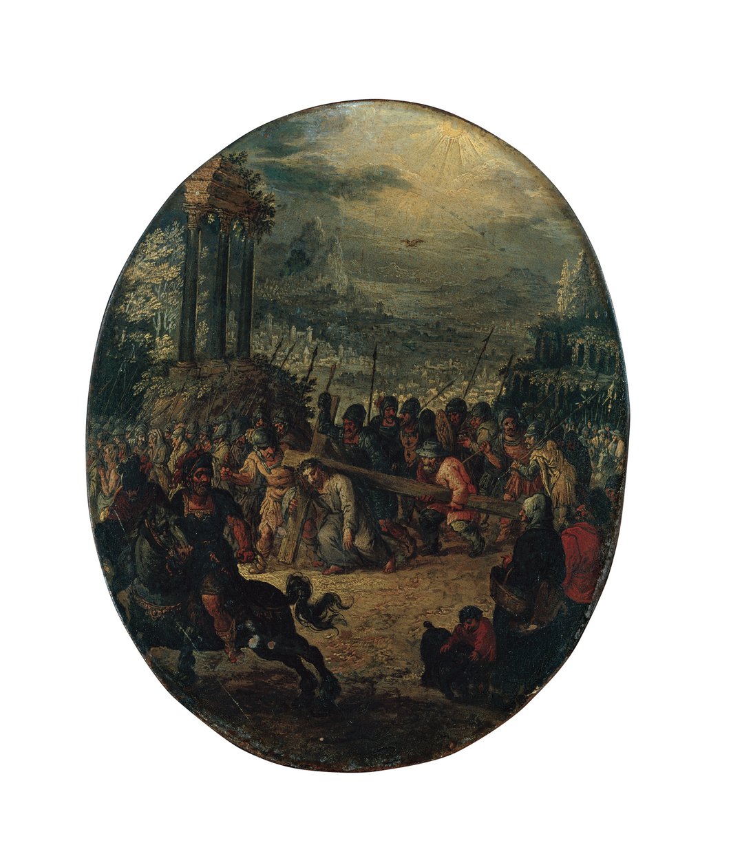 Christus auf dem Weg nach Golgatha von Jan the Elder Brueghel