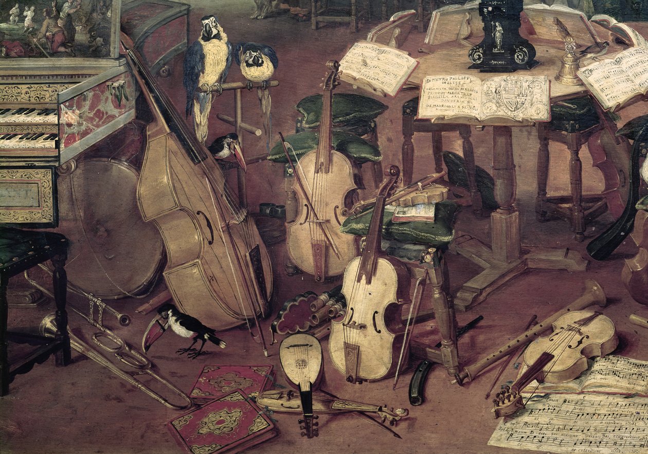 Hören, 1617 (Detail) von Jan the Elder Brueghel