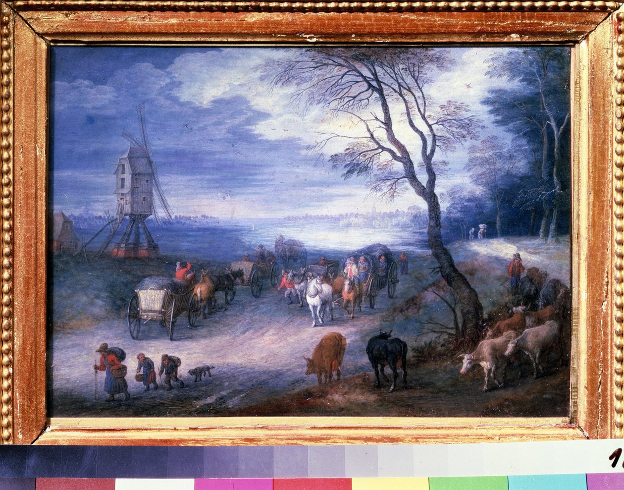 Landschaft mit einer Windmühle von Jan the Elder Brueghel