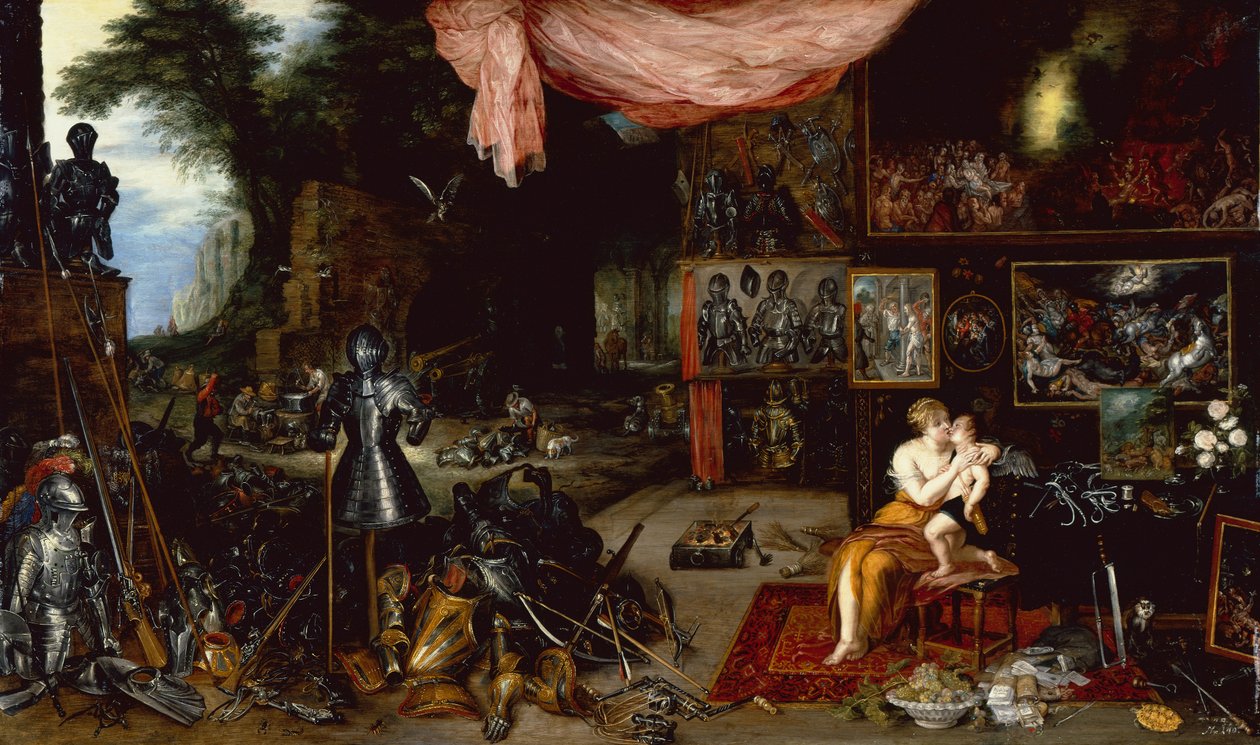Die fünf Sinne, Tastsinn von Jan the Younger Brueghel