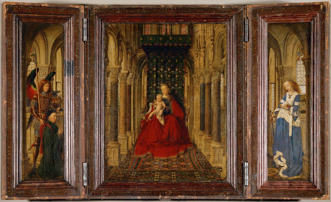 Krönung der Heiligen Maria von Jan van Eyck