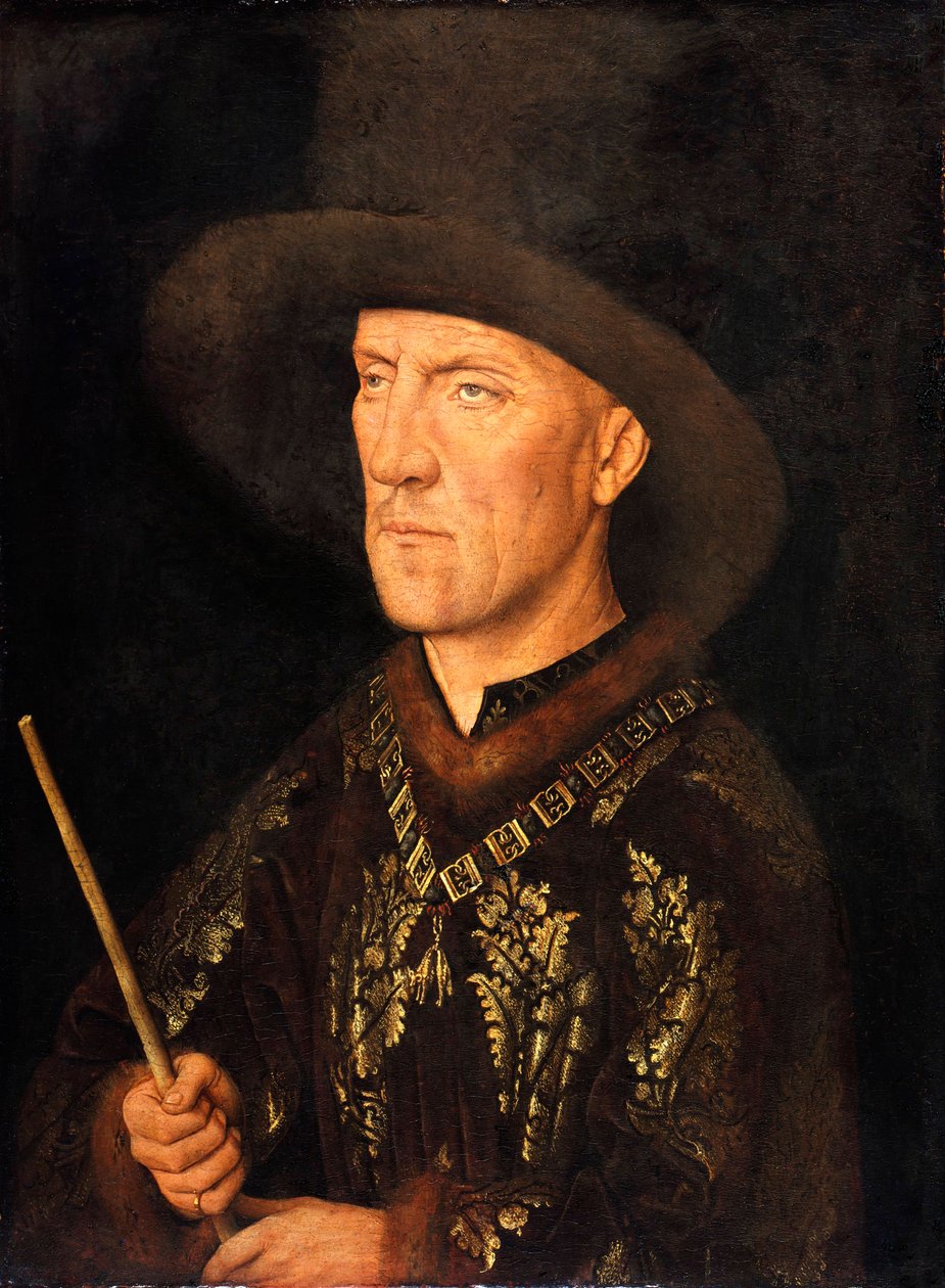 Porträt von Baudouin de Lannoy, Herr von Molembais, genannt der Bärtige von Jan van Eyck