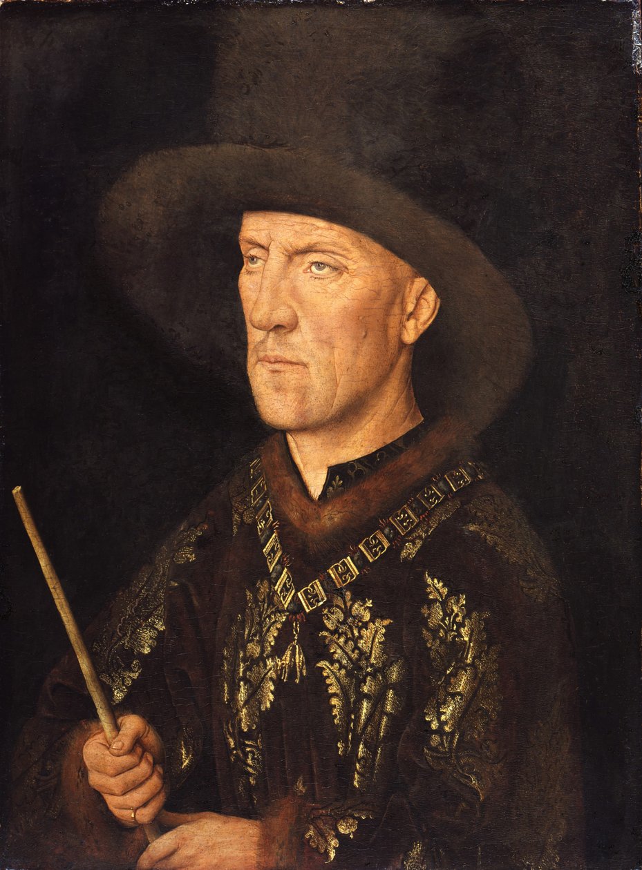 Porträt von Baudouin de Lannoy, ca. 1435 von Jan van Eyck