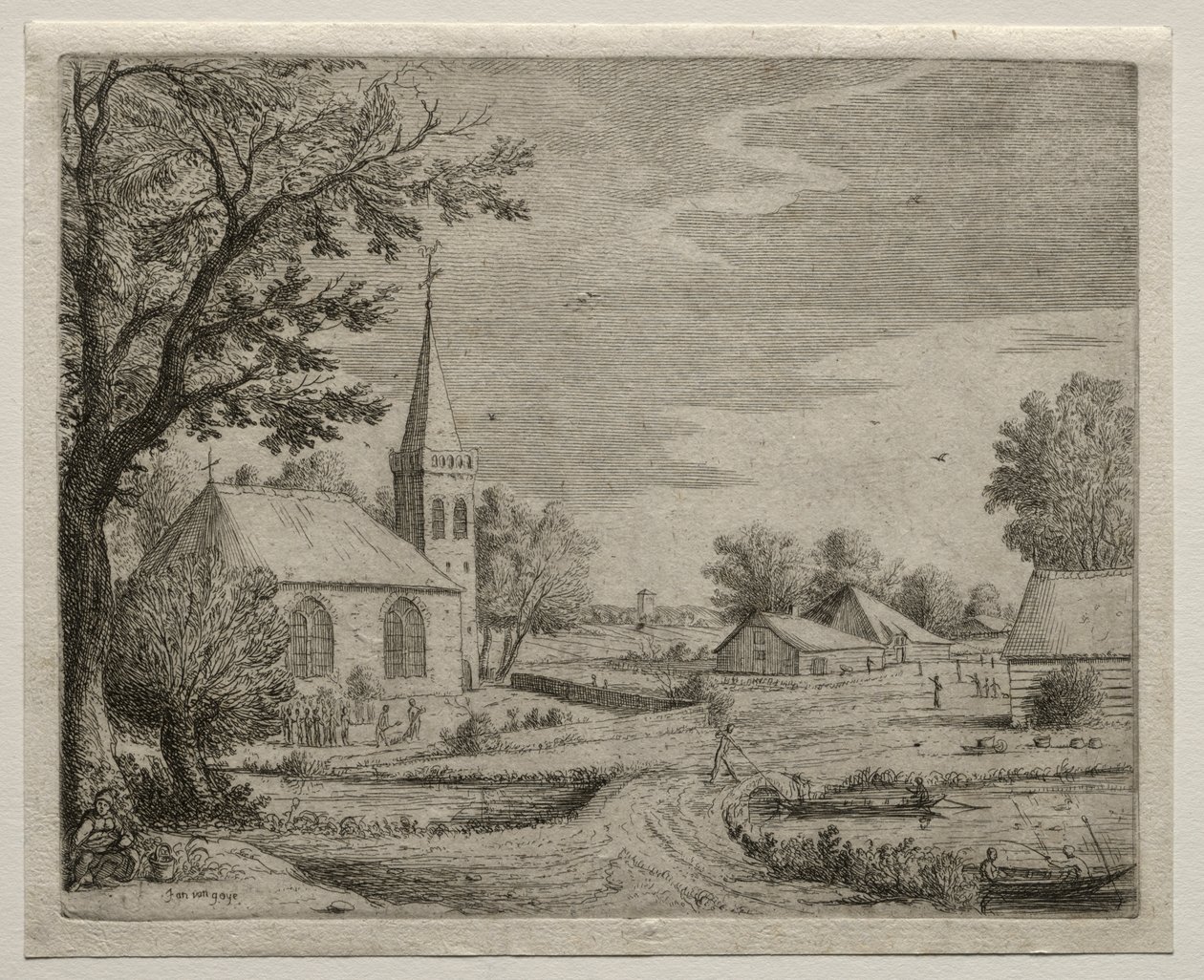 Dorfkirche von Jan van Goyen