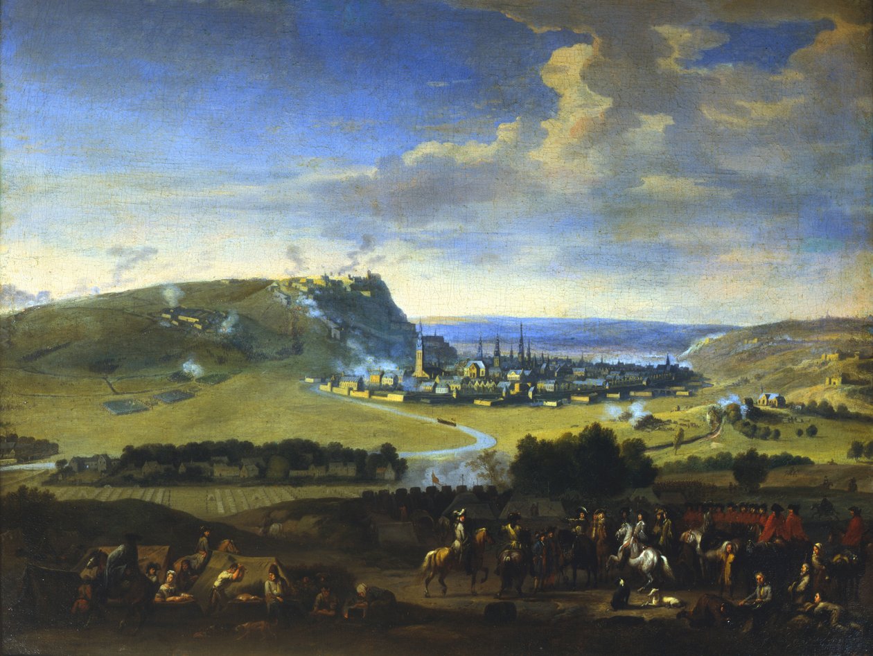 Die Belagerung von Namur, Szene vor dem letzten Angriff, 5. August 1695 von Jan van Huchtenburg