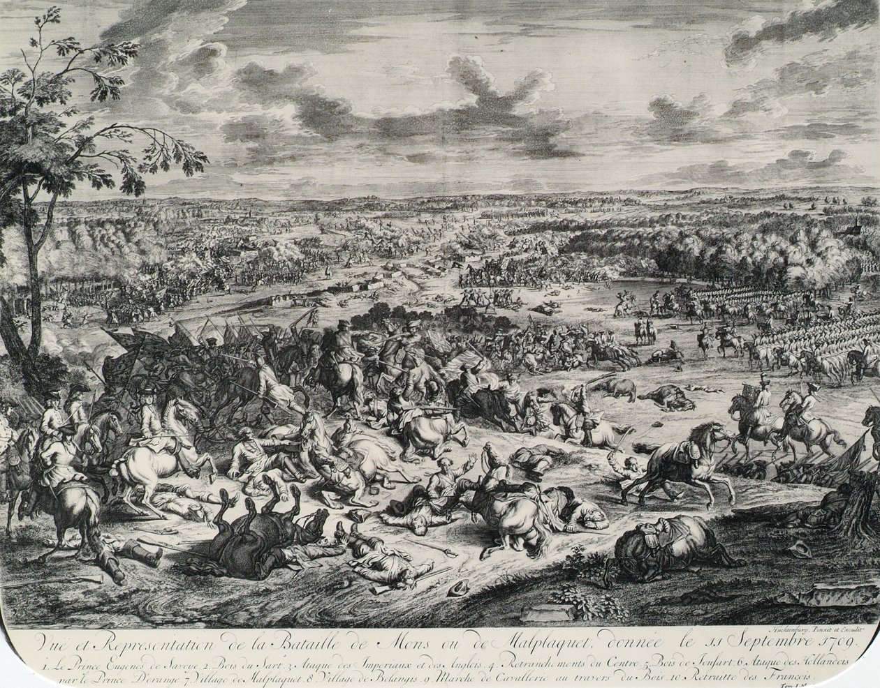 Die Schlacht bei Malplaquet am 11. September 1709 von Jan van Huchtenburgh
