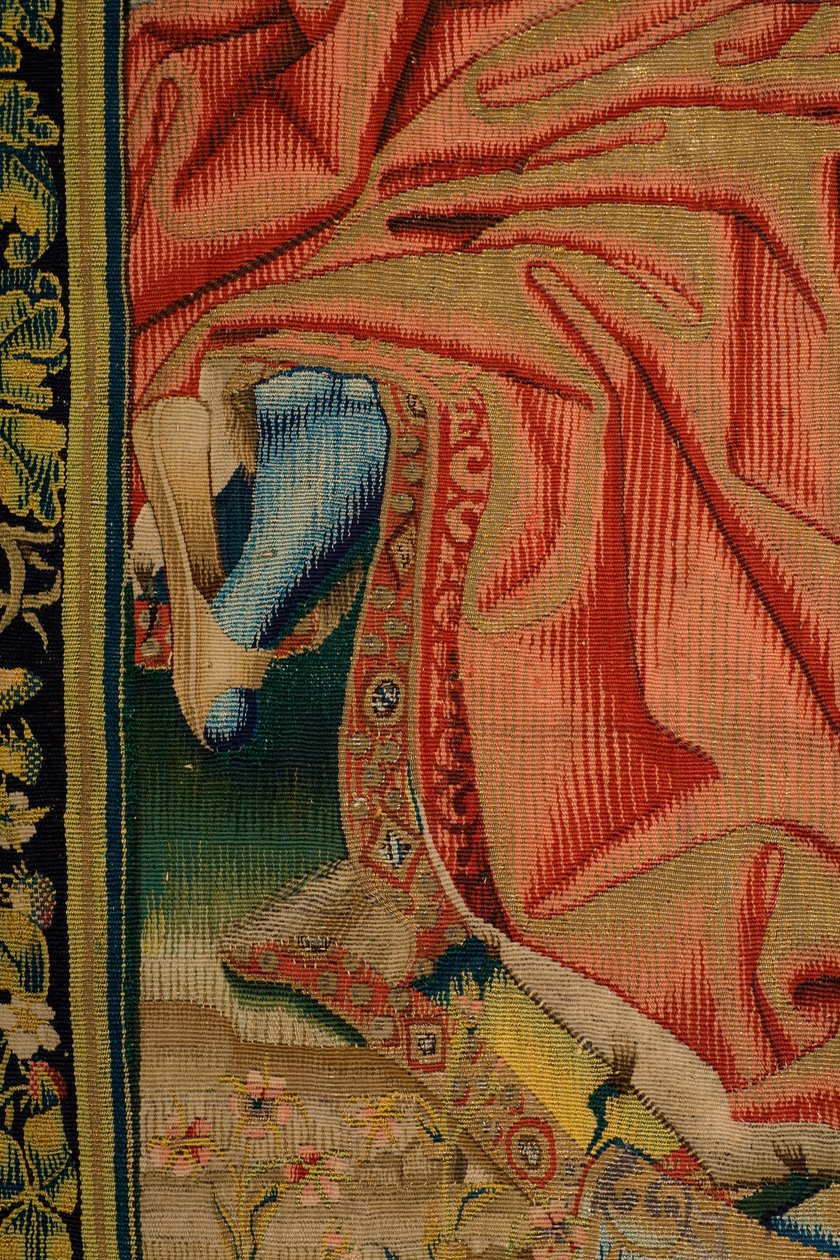 Patrimonio Nacional (Despedida de Cristo/Despedida de Cristo/Christus neemt afscheid van zijn moeder). Serie: El Dosel de Carlos V/De hemel van Karel V. von Jan van II Coninxloo