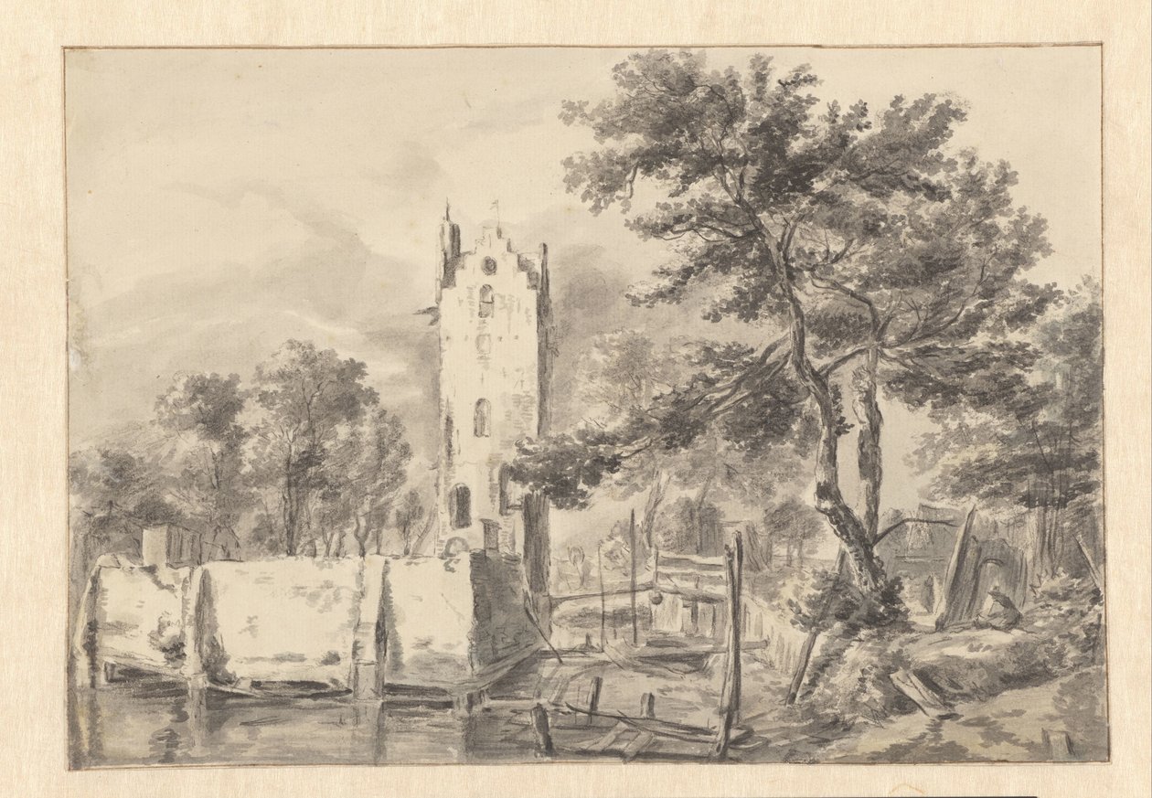 Ansicht des Kostverloren-Manors an der Amstel von Jan van Kessel