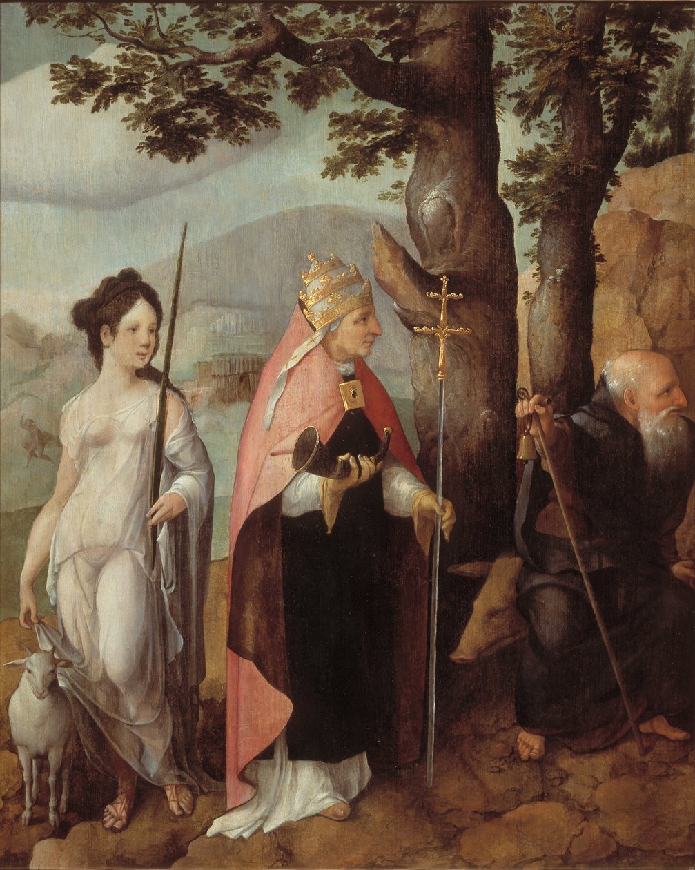 Die Patrone der Familie Van Lokhorst, 1526-1527 von Jan van Scorel