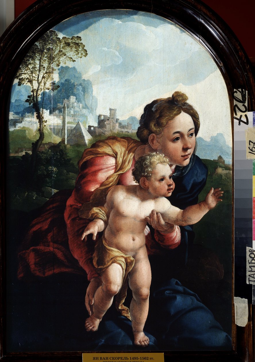 Jungfrau und Kind, 1530 von Jan van Scorel
