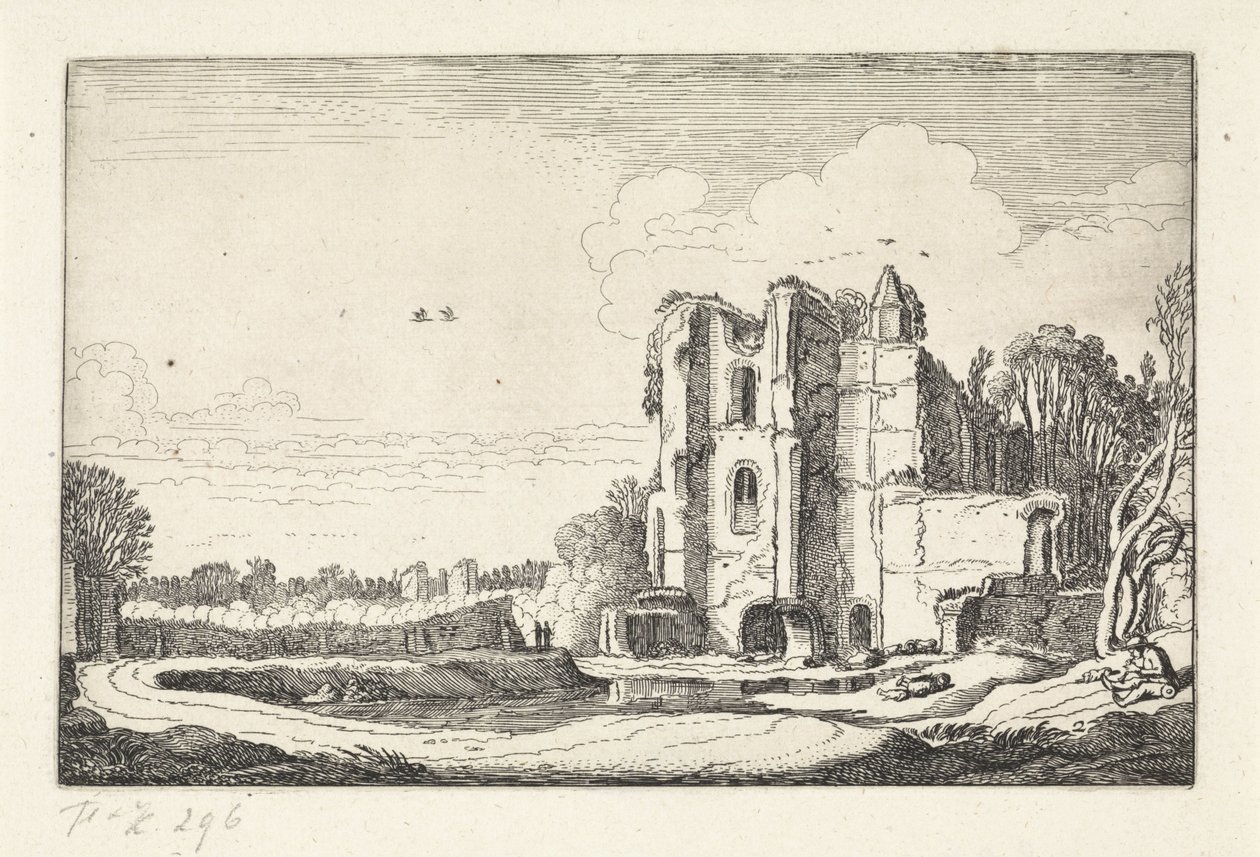 Ruine von Schloss Brederode von Jan van de Velde (II)
