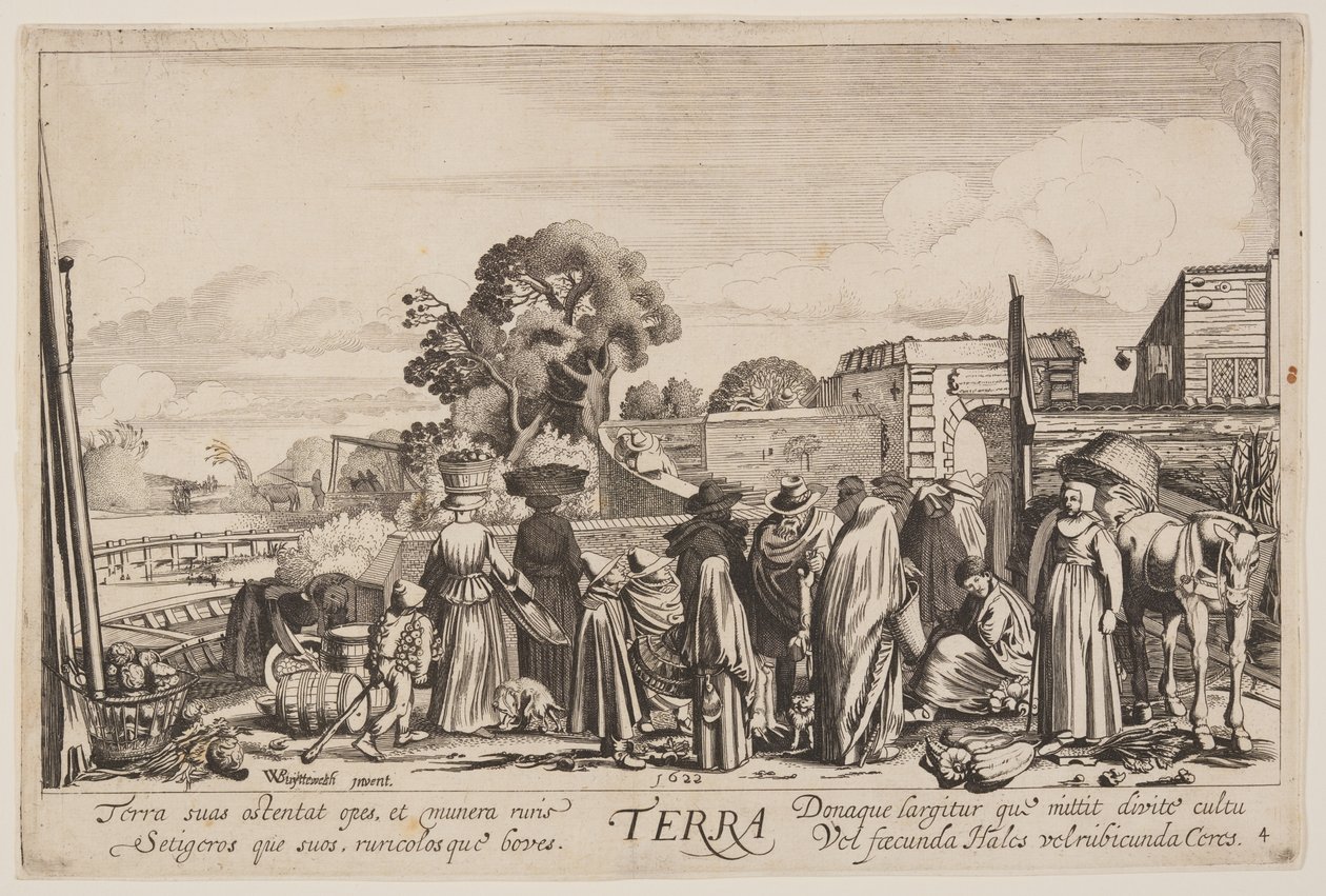 Erde, aus Die vier Elemente von Jan van de Velde II