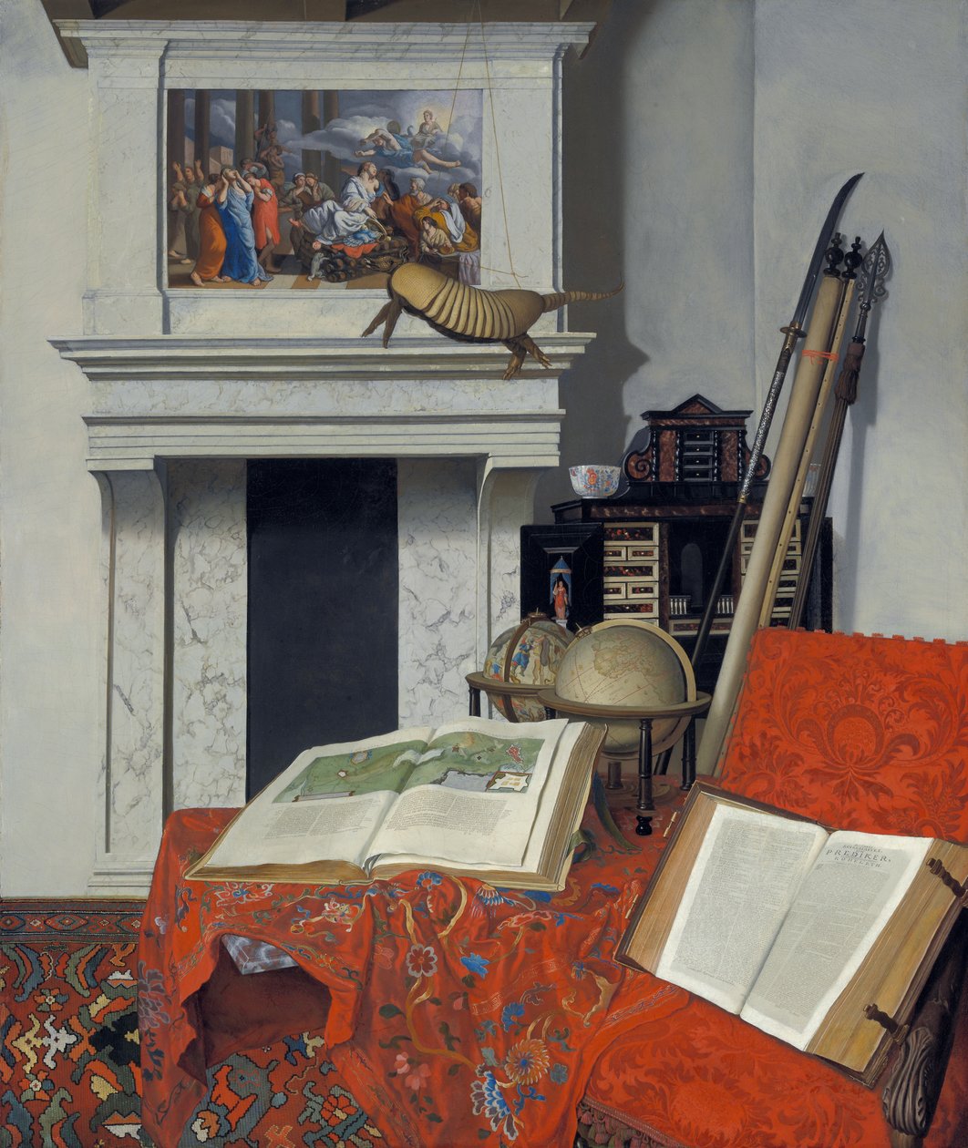 Stillleben mit Variationen (Ecke eines Raumes) von Jan van der Heyden