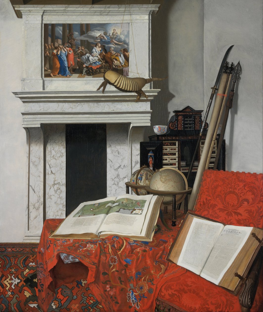 Stillleben mit Variationen (Ecke eines Raumes) von Jan van der Heyden