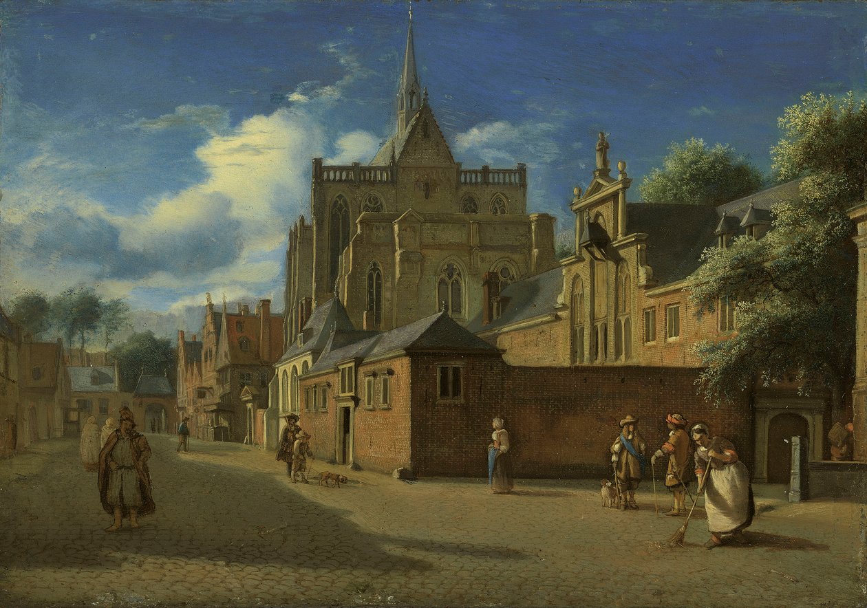 Der Dom und Domhof, Köln von Jan van der Heyden