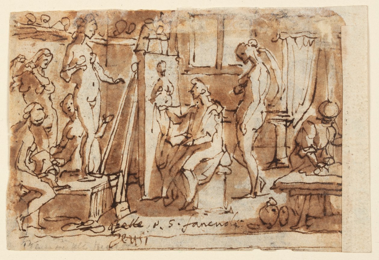 Zeuxis malt Helena; Ecce Homo von Jan van der Straet, called Stradanus
