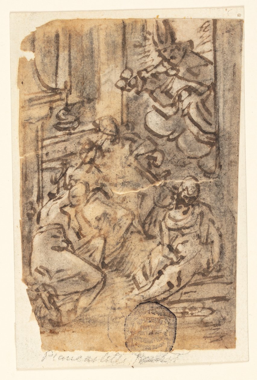 Studie für eine Komposition von Jan van der Straet, called Stradanus