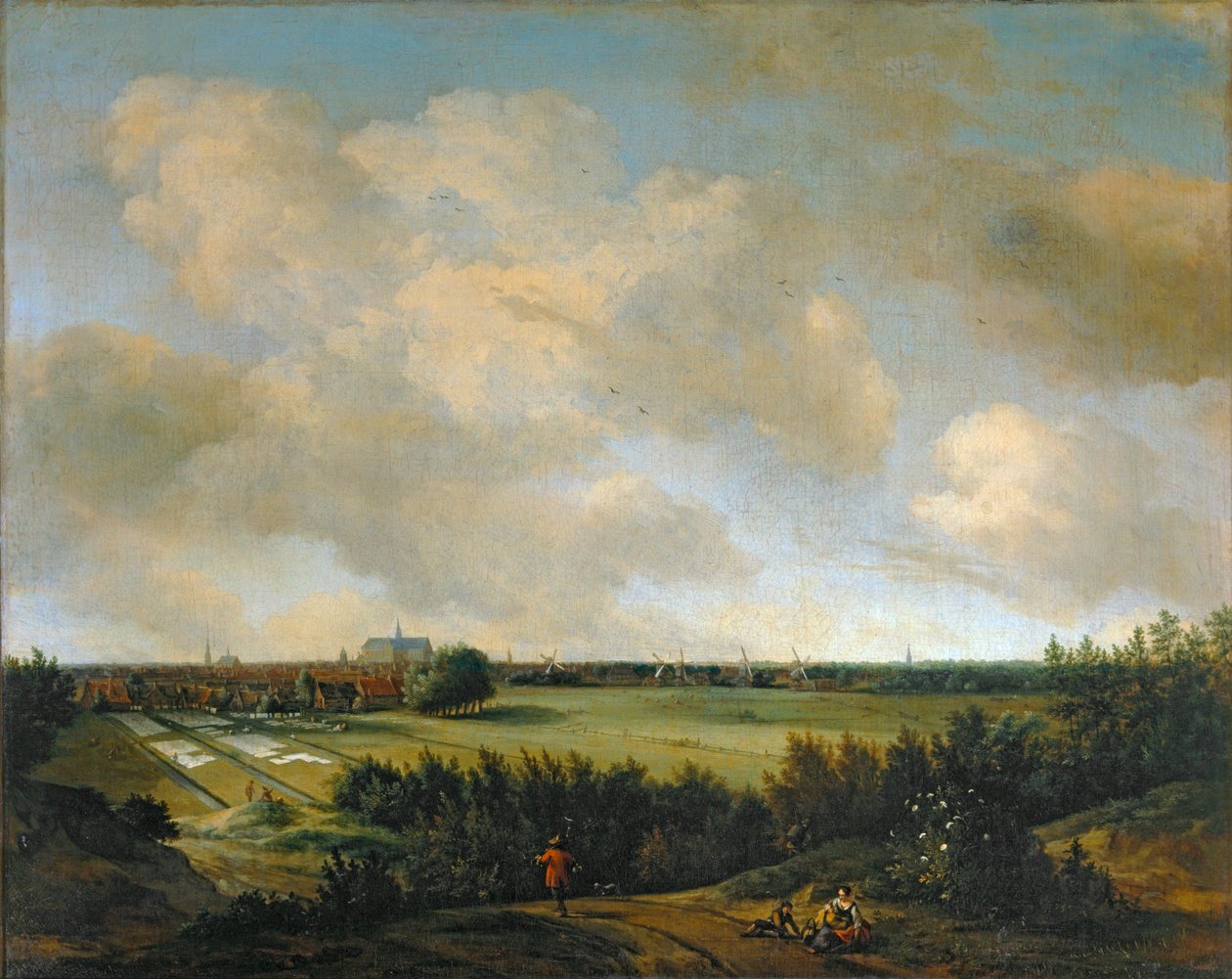 Die Wäscherinnen von Overveen, nahe Haarlem von Jan van der the Elder Meer
