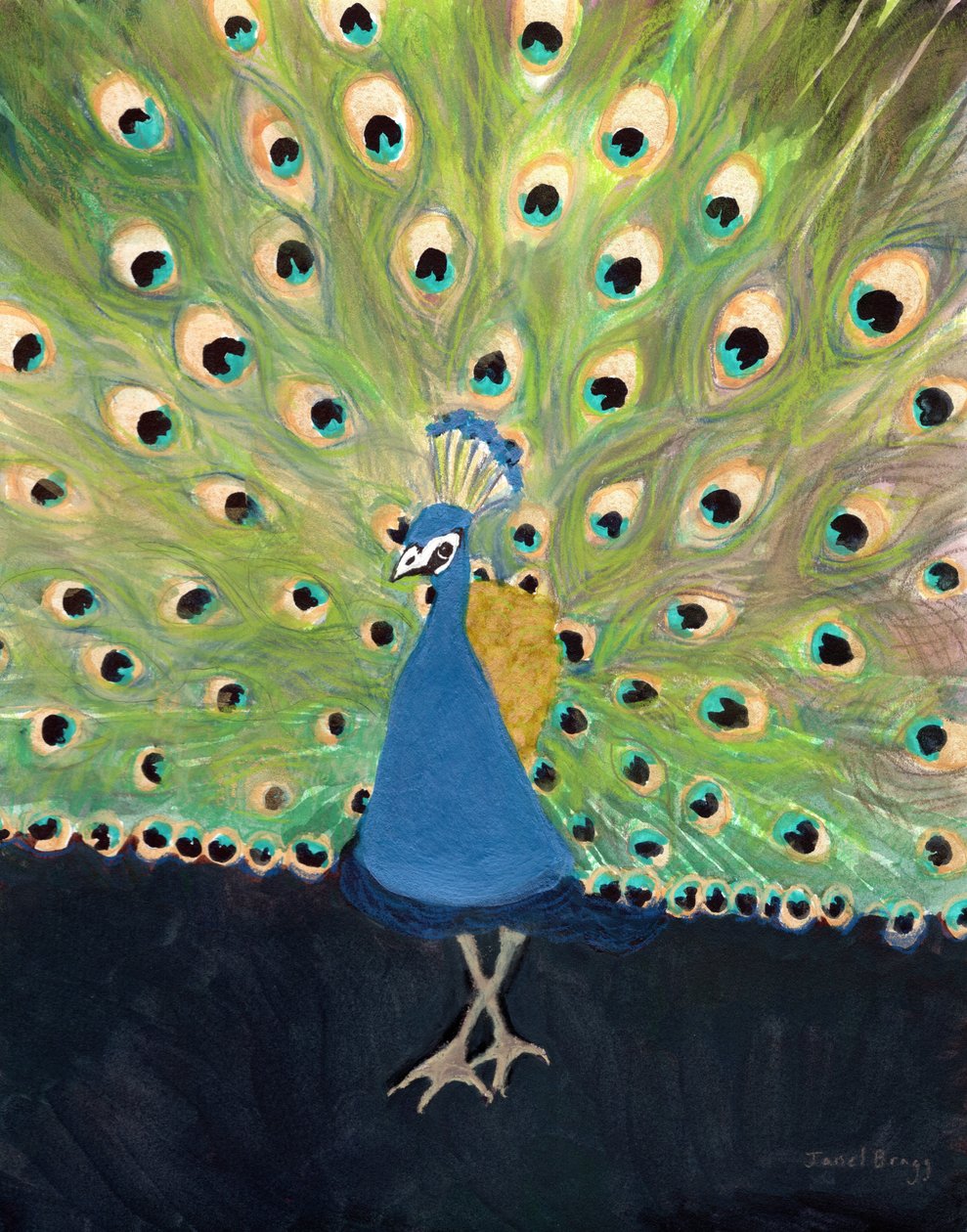 Pfau im Woodland Park Zoo von Janel Bragg