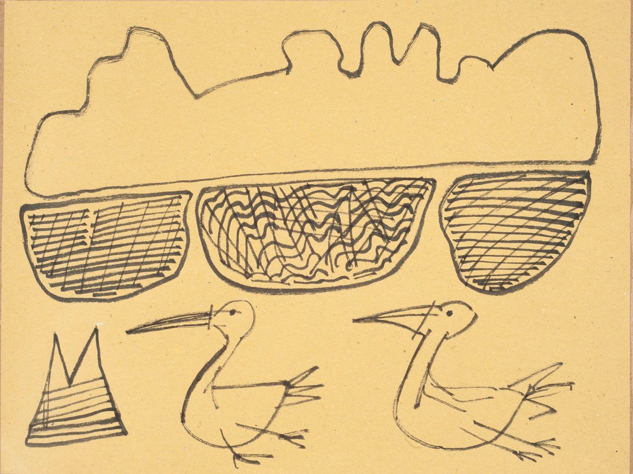 Vögel und Seen, 2016 von Janet McKenzie
